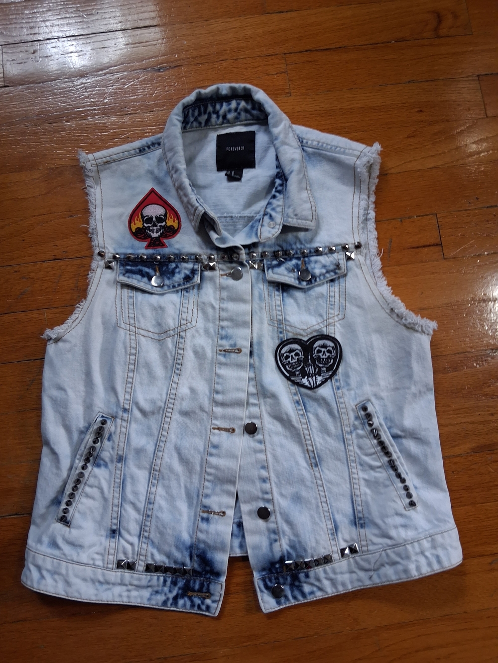 Forever 21 Women's Custom Denim Vest